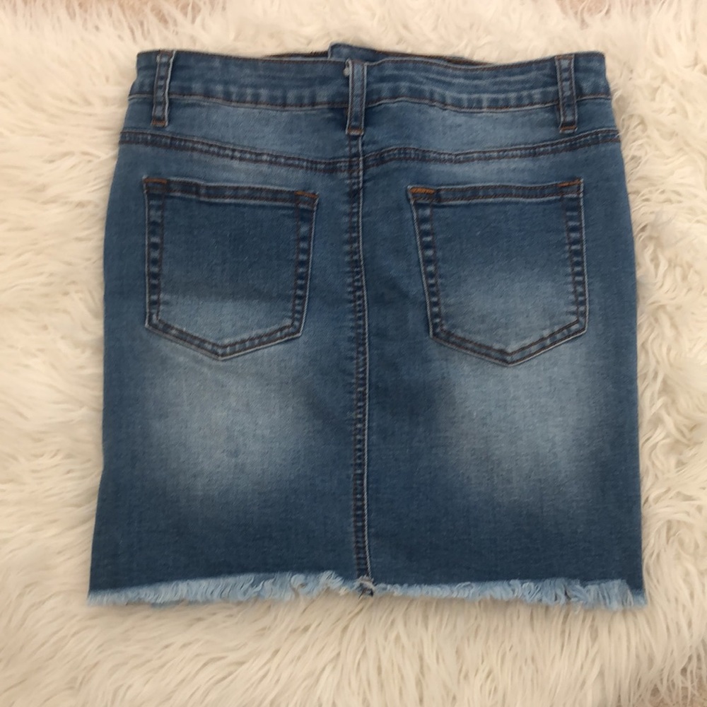 American Bazi Jean Skirt